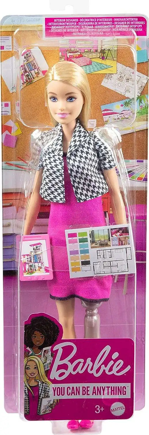 Papusa Barbie Interior Designer cu proteza de picior, 30 cm