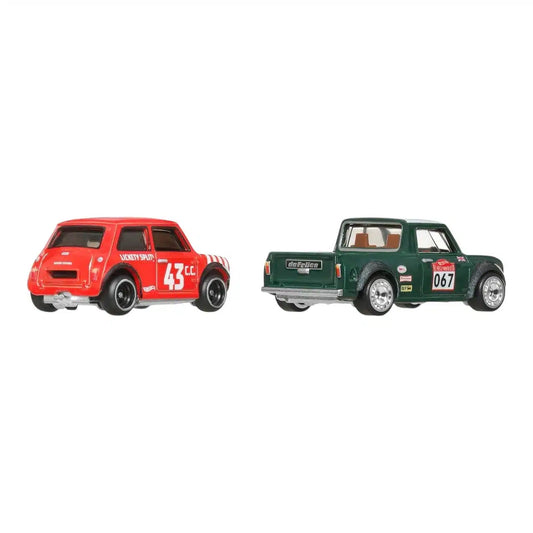 Hot Wheels Premium 2-Pack Morris Mini/'67 Austin Mini Pickup