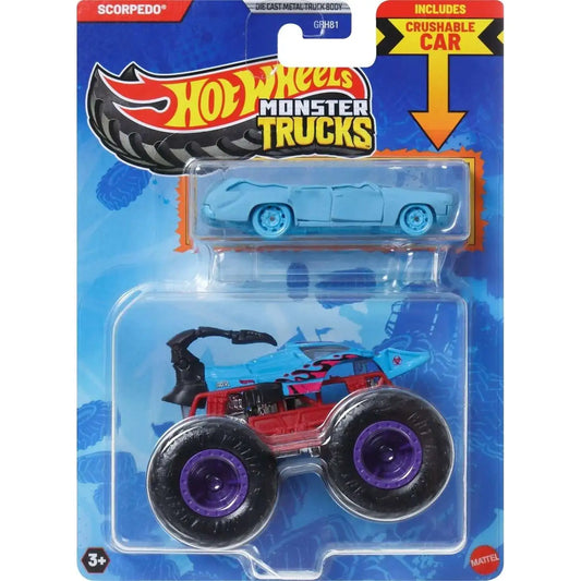 Masinuta Monster Trucks 1:64 - Scorpedo