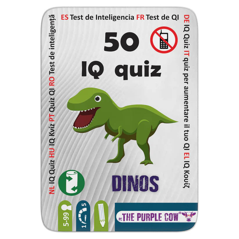 Joc de societate, 50 de provocări IQ Quiz - Dinos