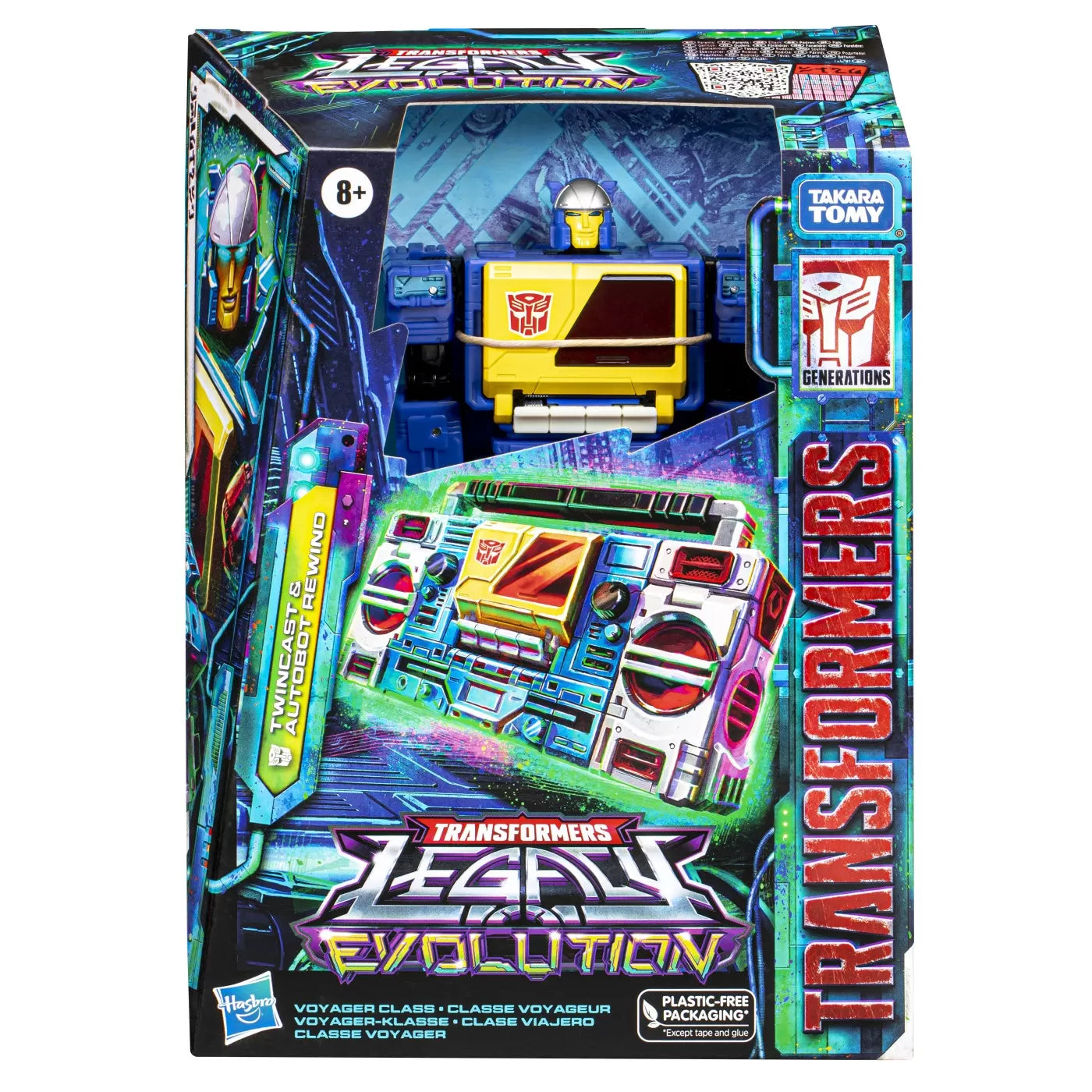 Figurina Transformers Legacy Evolution - Twincast & Autobot Rewind