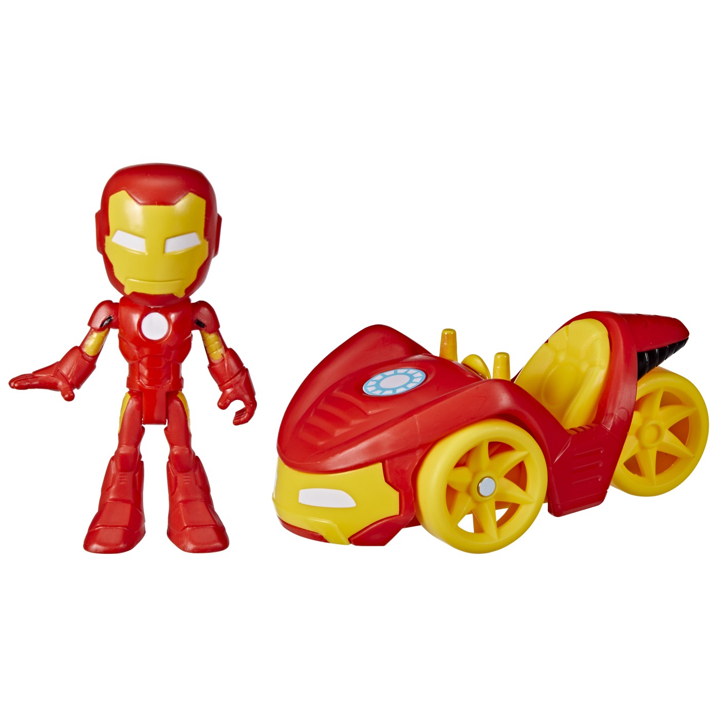 Figurina Spidey si Prietenii Extraordinari - Iron Man cu masina