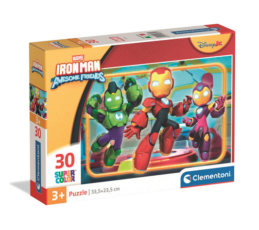 Puzzle 30 Piese - Iron Man cu Prietenii