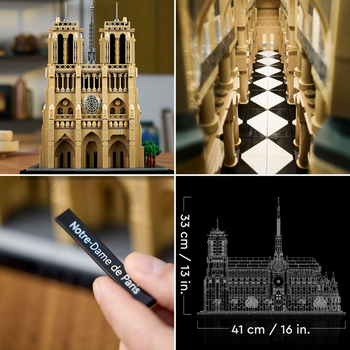 LEGO® Architecture - Notre-Dame de Paris 21061, 4383 piese