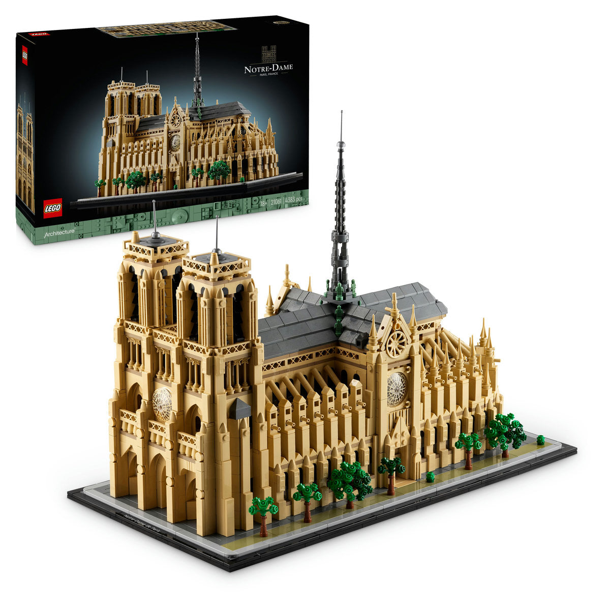 LEGO® Architecture - Notre-Dame de Paris 21061, 4383 piese