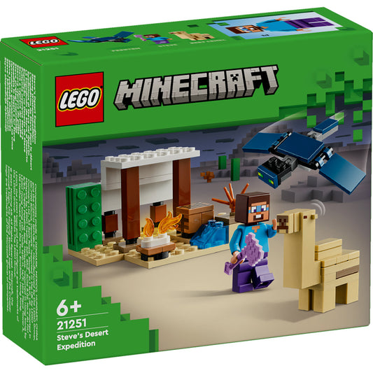 LEGO® Minecraft® - Expeditia in desert a lui steve 21251, 75 piese