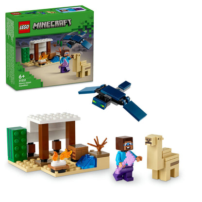 LEGO® Minecraft® - Expeditia in desert a lui steve 21251, 75 piese