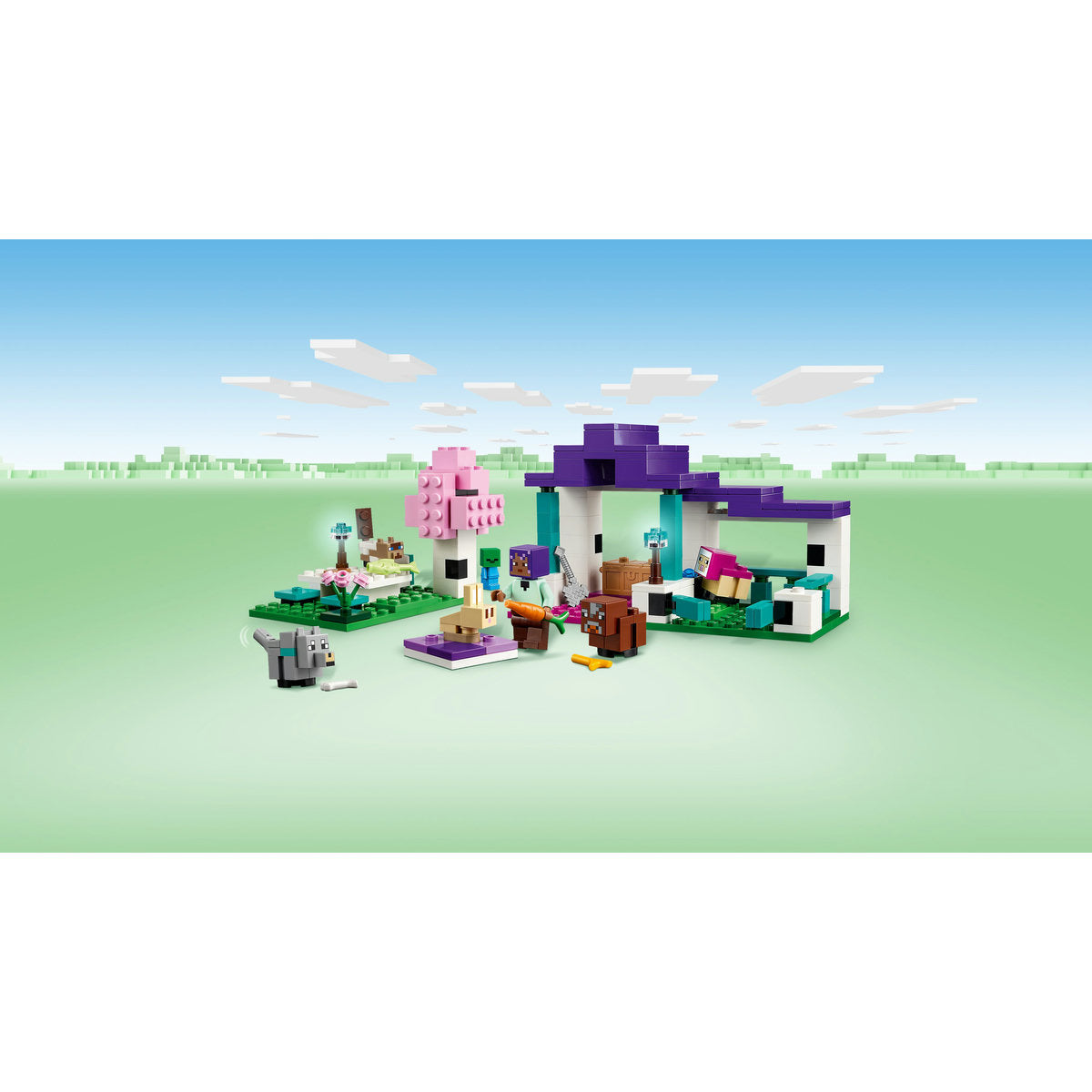 LEGO® Minecraft® - Refugiul de animale 21253, 206 piese