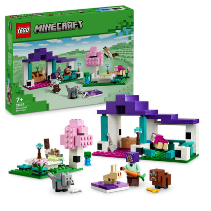 LEGO® Minecraft® - Refugiul de animale 21253, 206 piese