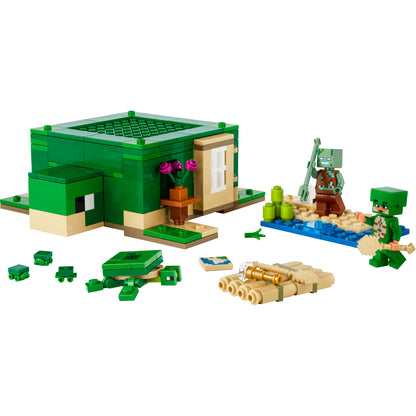 LEGO® Minecraft® - Casa de pe plaja testoaselor 21254, 234 piese