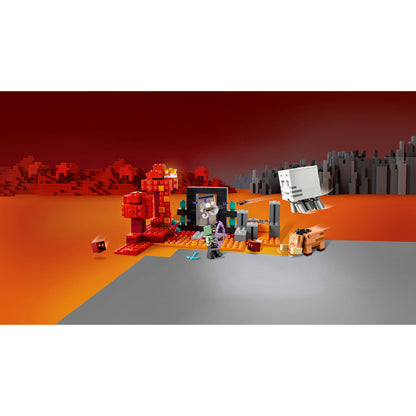 LEGO® Minecraft® - Ambuscada in portalul nether 21255, 352 piese