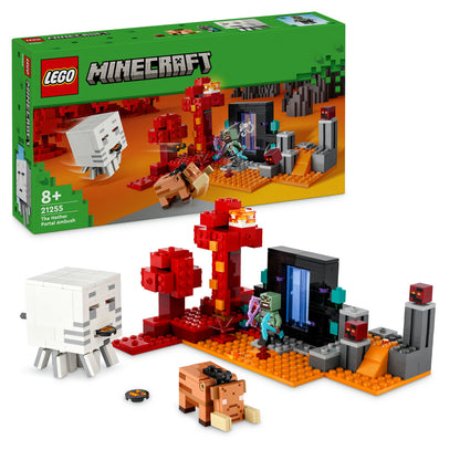 LEGO® Minecraft® - Ambuscada in portalul nether 21255, 352 piese