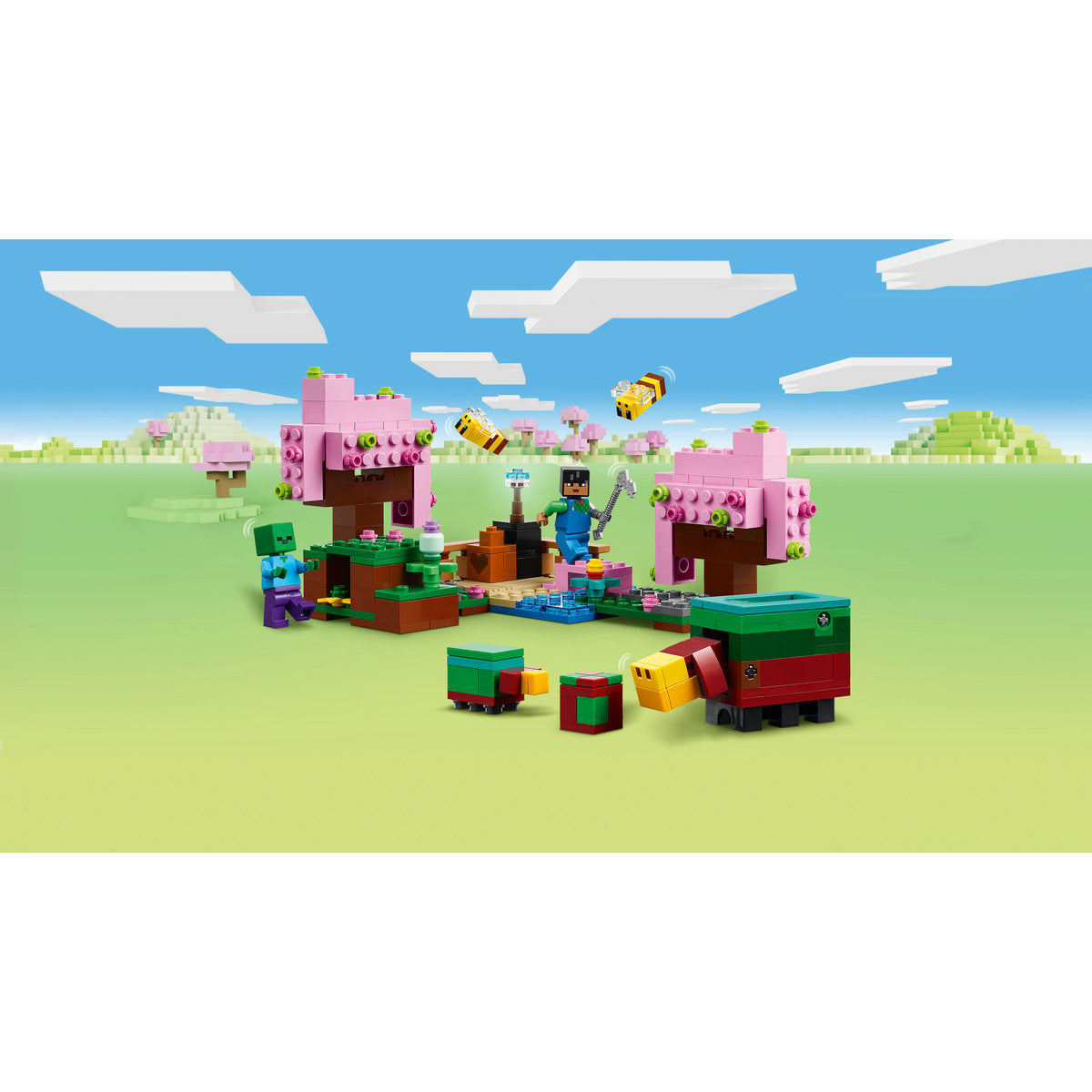 LEGO® Minecraft® - Gradina cu ciresi infloriti 21260, 304 piese