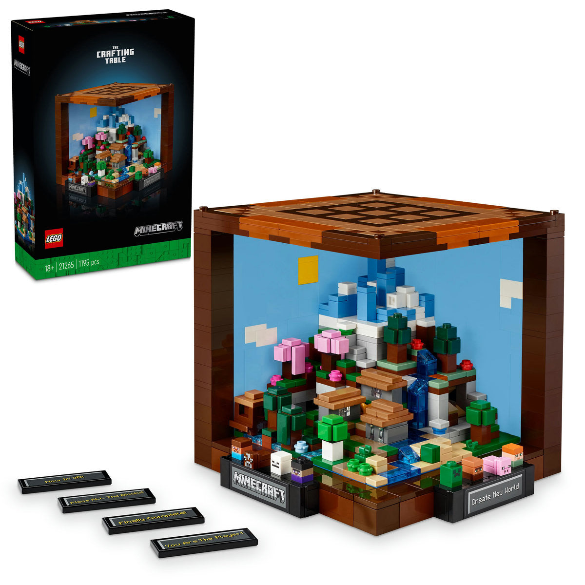 LEGO® Minecraft - Masa de lucru 21265, 1195 piese