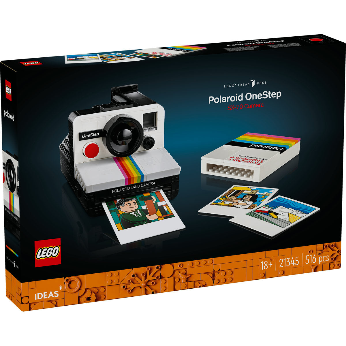 LEGO® IDEAS - Camera Foto Polaroid OneStep SX-70 21345, 516 piese