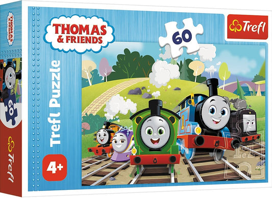 Puzzle 60 piese - Thomas in excursie