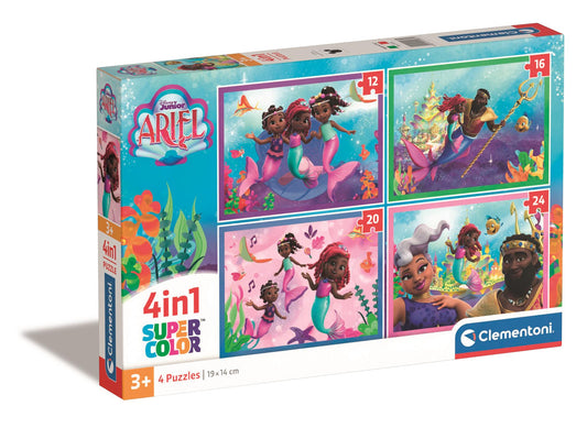 Puzzle 4 In 1 - Disney Ariel