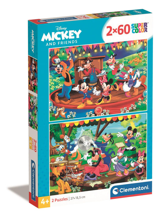 Puzzle 2x60 Piese - Mickey & Friends