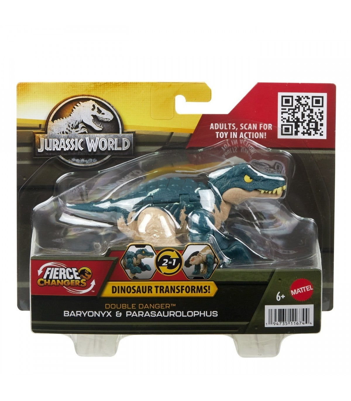 Dinozaur Transforms - Baronyx & Parasaurolophus