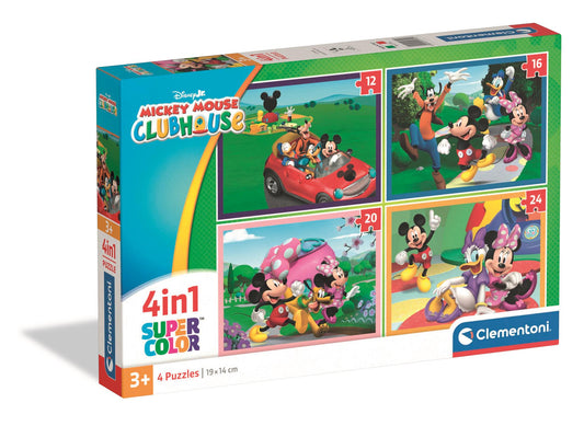 Puzzle 4 In 1 - Mickey Mouse Clubhouse 2026