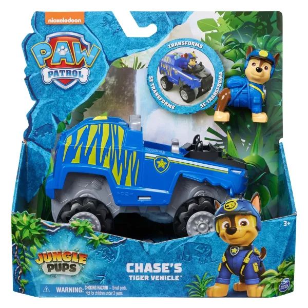 Masinuta Paw Patrol, vehiculul lui Chase si Tigru