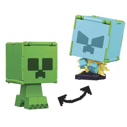 Figurina Minecraft 2 in 1, Flippin Figs Creeper