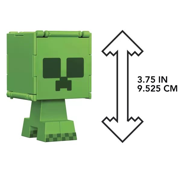 Figurina Minecraft 2 in 1, Flippin Figs Creeper