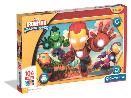 Puzzle 104 Maxi - Iron Man And His Awesome Friends