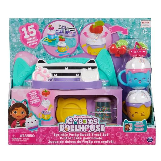 Set de joaca Gabby's Dollhouse, Sprinkle Party - dulciuri