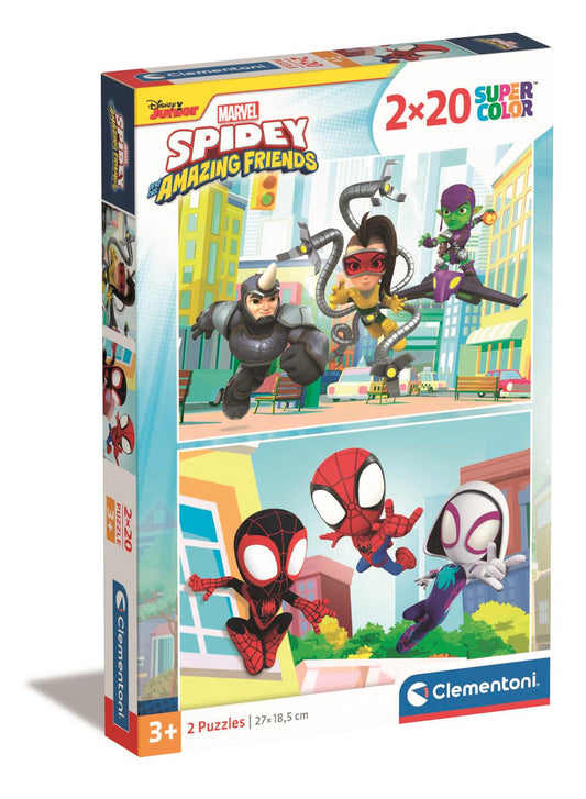 Puzzle 2x20 Piese - Spidey And His Amazing Friends