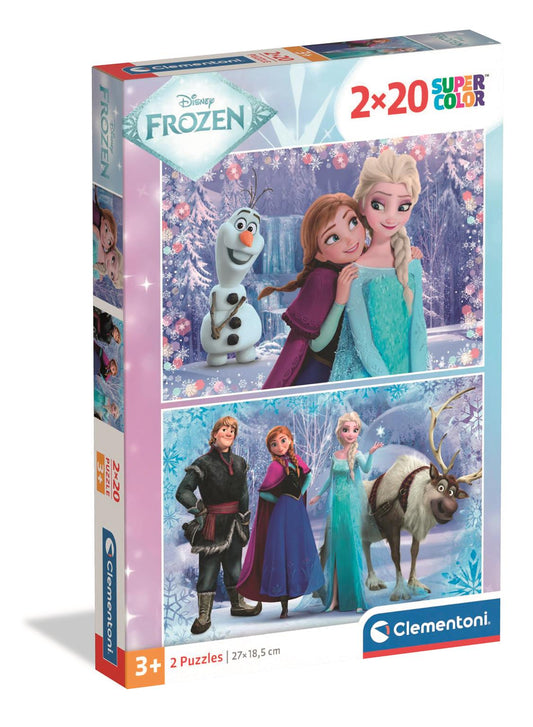 Puzzle 2x20 Piese - Frozen 2