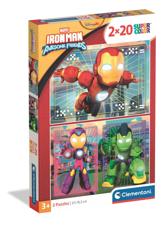 Puzzle 2x20 Piese - Ironman