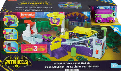 Set Fisher-price Dc Batwheels Legion Of Zoom Launching Hq