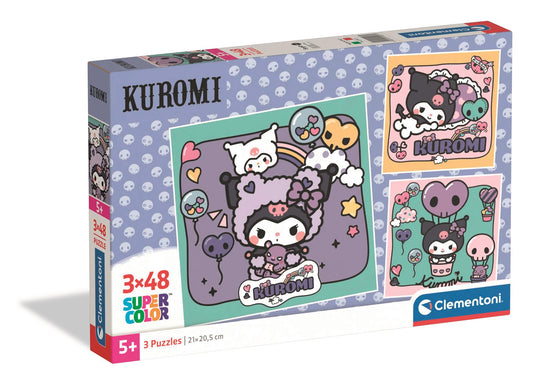Puzzle 3X48 Piese - Kuromi 2025
