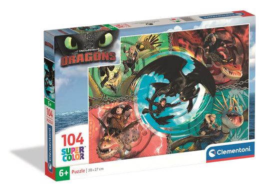 Puzzle 104 Piese - How to Train Your Dragon