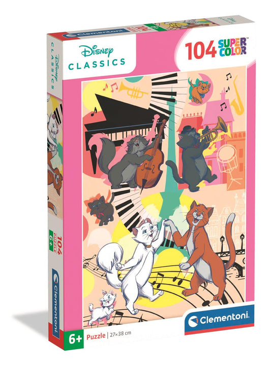 Puzzle 104 Piese - Pisicile Aristocrate