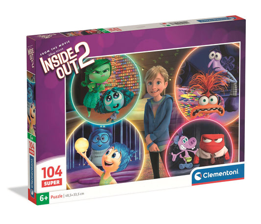 Puzzle Super 104 Piese - Inside Out 2 (model 1)