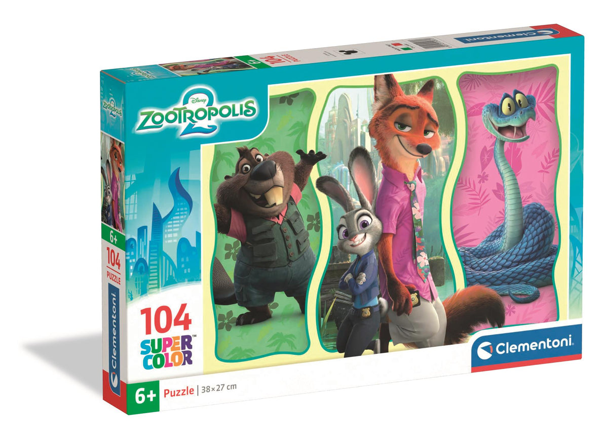 Puzzle 104 Piese - Zootopia 2