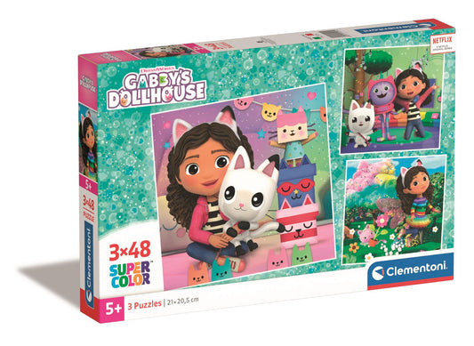 Puzzle 3X48 Piese - Gabby'S Dollhouse