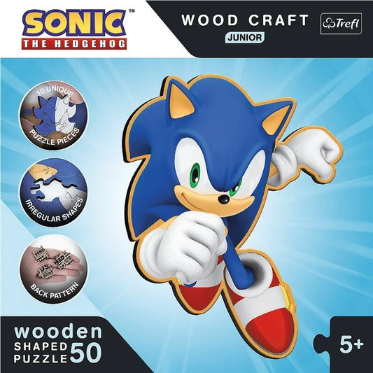 Puzzle lemn junior 50 piese - Sonic The Hedgehog