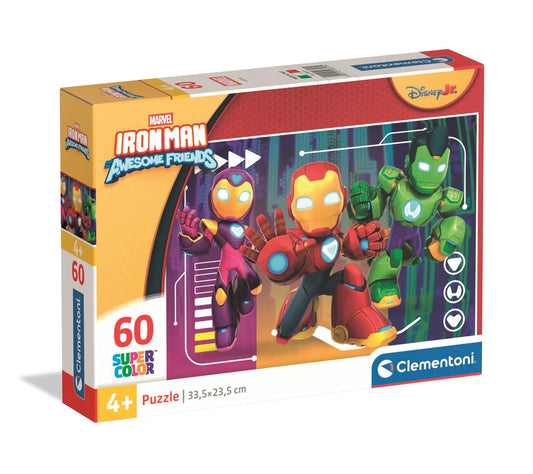 Puzzle 60 Piese - Iron Man and His Awesome Friends