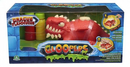 Gloopers Dracus Flammucus - Dragon + 2 flacoane de slime