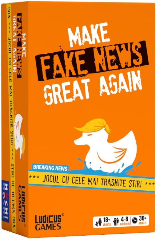 Make Fake News great again, jocul cu cele mai trasnite stiri, editia romana