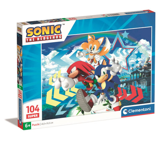 Puzzle Super 104 Piese - Sonic
