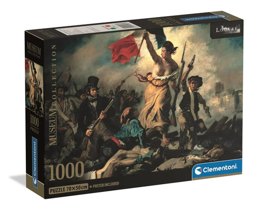 Puzzle Compact 1000 Piese Museum - Louvre Liberty Leading