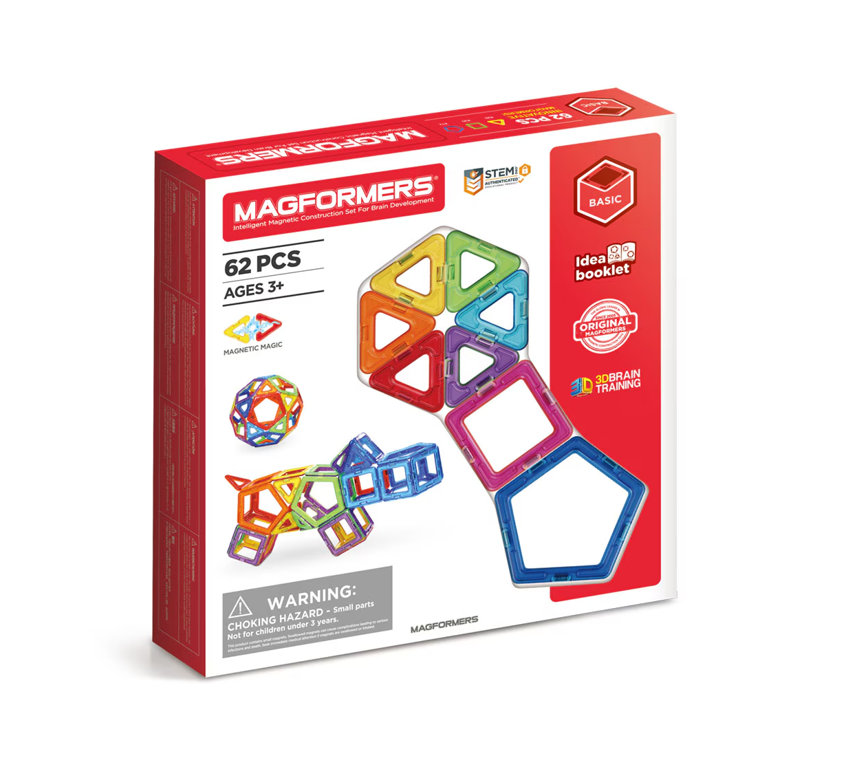 Joc magnetic de constructie Magformers - 62 piese