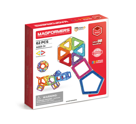 Joc magnetic de constructie Magformers - 62 piese