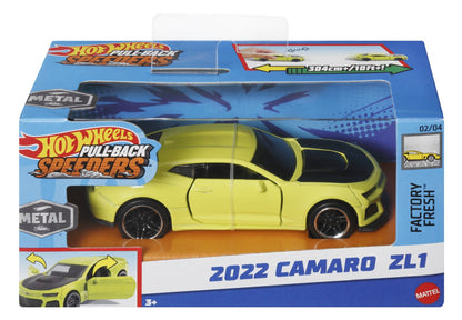 Hot Wheels Masinuta Pull-back Speeder,1:43 - Camaro Zl1