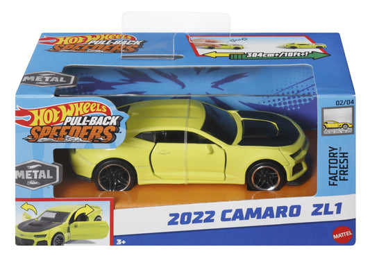 Hot Wheels Masinuta Pull-back Speeder,1:43 - Camaro Zl1