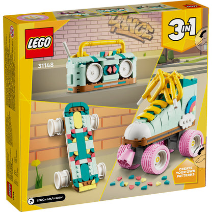 LEGO® Creator 3 in 1 - Patina cu rotile retro 31148, 342 piese